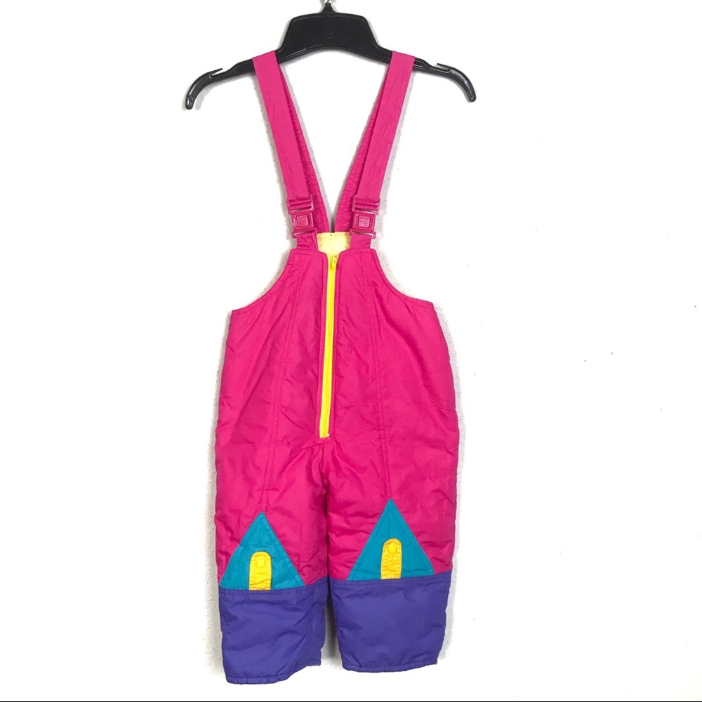 Ski slope vintage style kids snow jumper size 2T